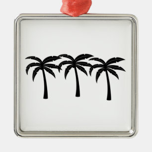 Tropical Palm Trees Metal Tree Decoration
