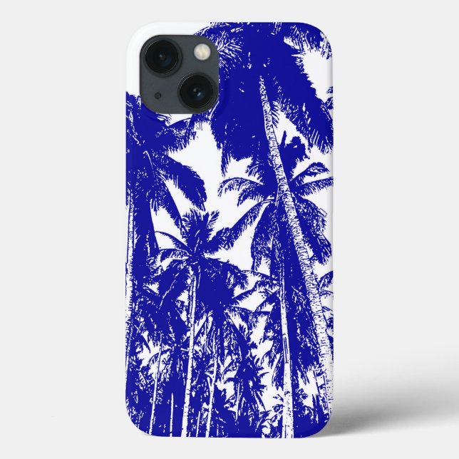 Tropical Palm Trees Pattern Cell Phone Case (Back)