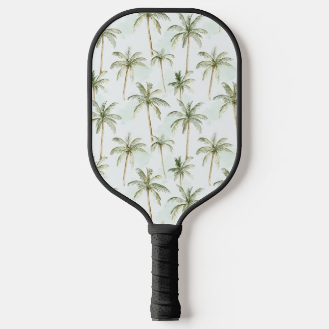 Tropical Palm Trees   Pickleball Paddle (Front)