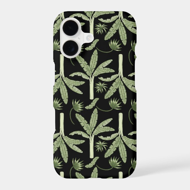 Tropical palm trees seamless pattern (Back)