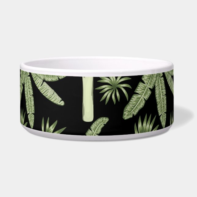 Tropical palm trees seamless pattern (Front)