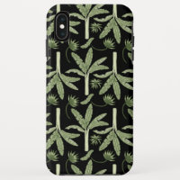 Tropical palm trees seamless pattern
