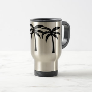 Tropical Palm Trees Travel Mug