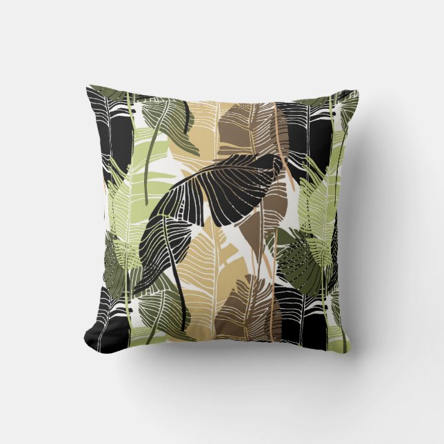 Tropical Palms Accent Pillow (Front)
