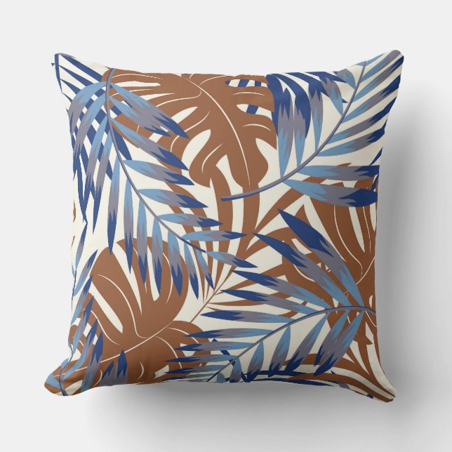 Tropical Palms Accent Pillow (Front)
