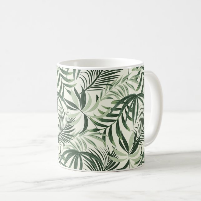 Tropical Palms Coffee Mug  (Front Right)