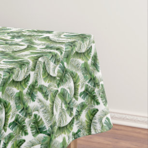 Tropical Palms Cotton  Tablecloth