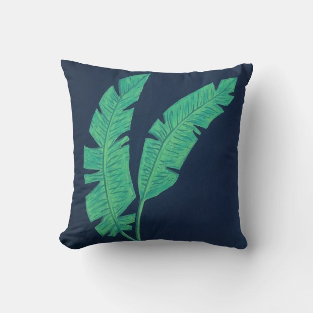 Tropical Palms Cushion (Front)