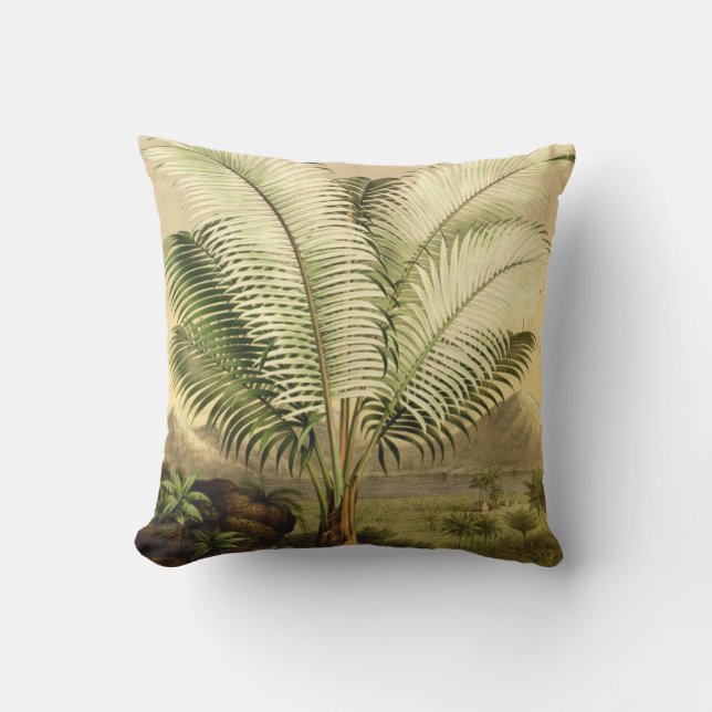 Tropical Palms Indoor Cushion (Front)