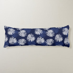 Tropical Palms Print Body Pillow