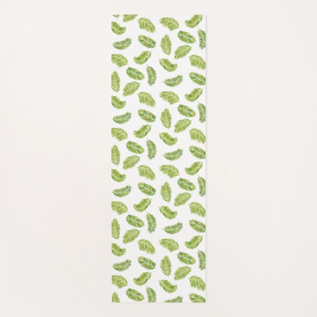 Tropical Palms Yoga Mat (Front)