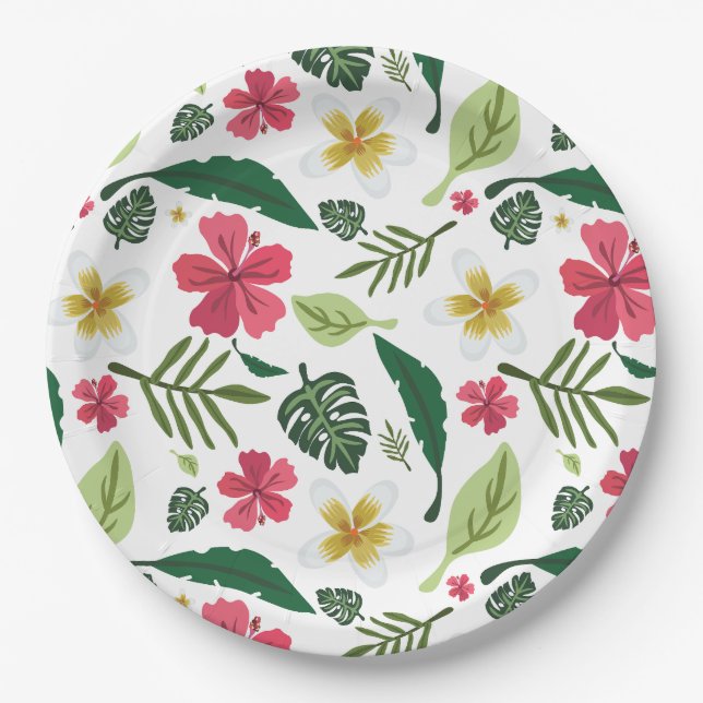 Tropical  paper plate (Front)