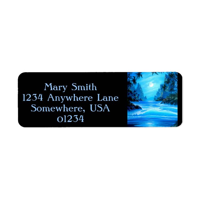 Tropical Paradise 2 Address Label (Front)