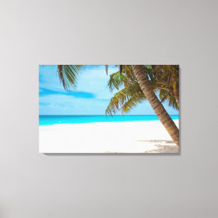 Tropical Paradise Beach Canvas Print