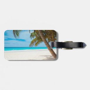 Tropical Paradise Beach Luggage Tag
