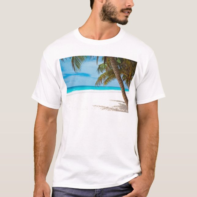 Tropical Paradise Beach T-Shirt (Front)