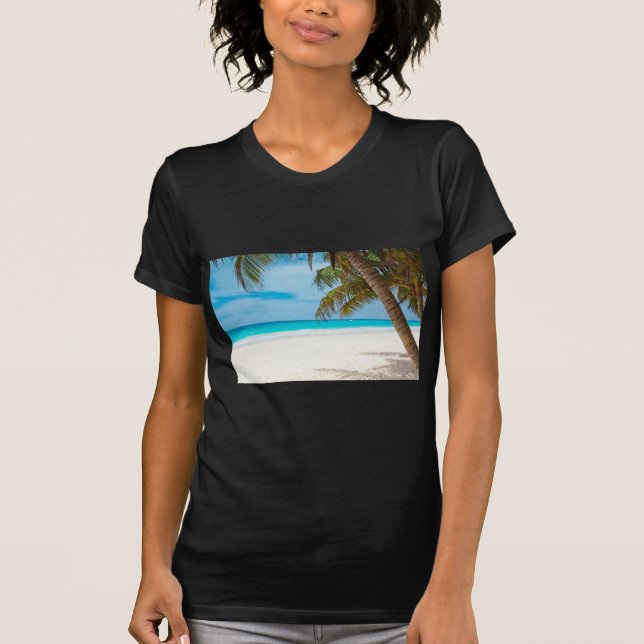 Tropical Paradise Beach T-Shirt (Front)