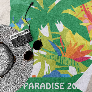Tropical Paradise Beach Towel