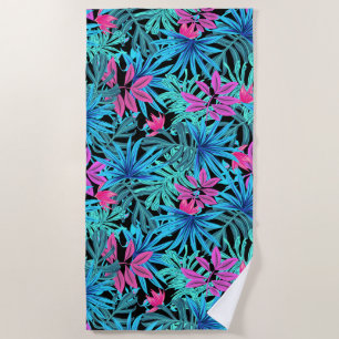 tropical paradise beach towel