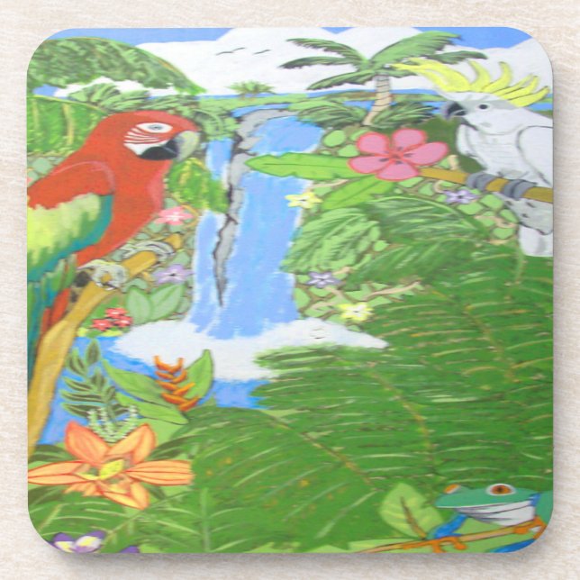 Tropical Paradise Coasters (Front)