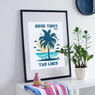 Tropical paradise design. poster