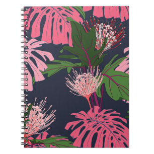 Tropical Paradise: Exotic Leaves and Flowers Notebook