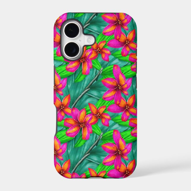 Tropical Paradise Floral Pattern (Back)