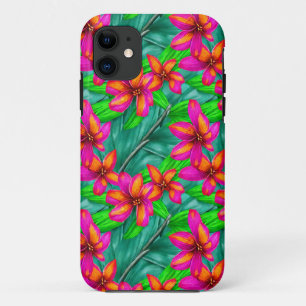 Tropical Paradise Floral Pattern Case-Mate iPhone Case