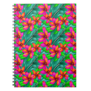Tropical Paradise Floral Pattern Notebook