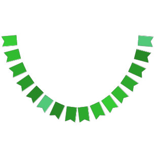 Tropical Paradise Gradient Lime Green to Emerald Bunting