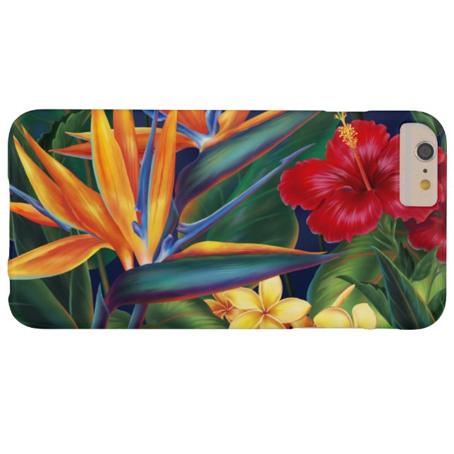 Tropical Paradise Hawaiian Floral Case-Mate iPhone Case (Back Horizontal)