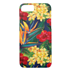 Tropical Paradise Hawaiian Floral Vertical Case-Mate iPhone Case