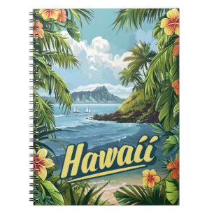 Tropical Paradise: Hawaii's Coastal Bloom Notebook