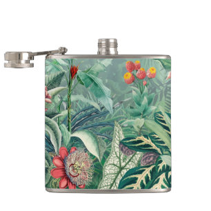 Tropical Paradise Hip Flask