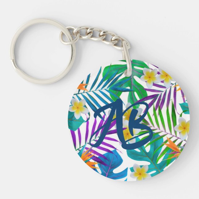 Tropical Paradise Key Ring (Front)