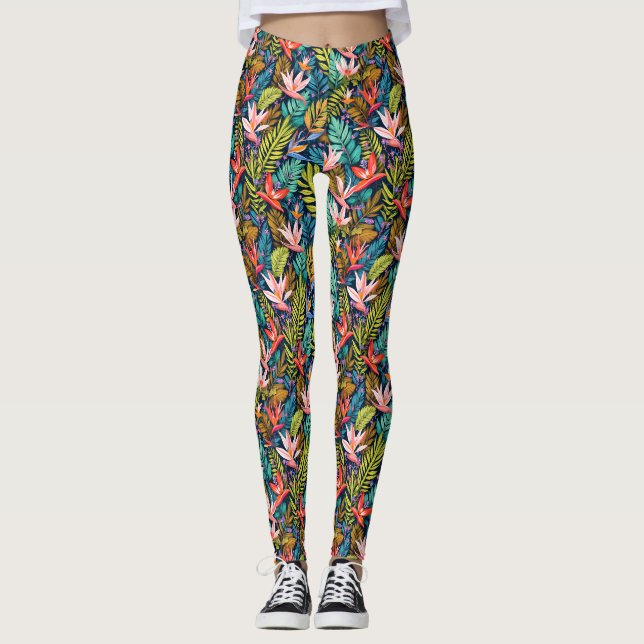 Tropical Paradise Leggings (Front)