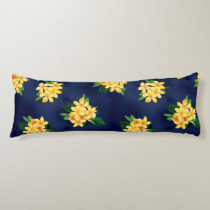 Tropical Paradise Plumeria Hawaiian Body Cushion
