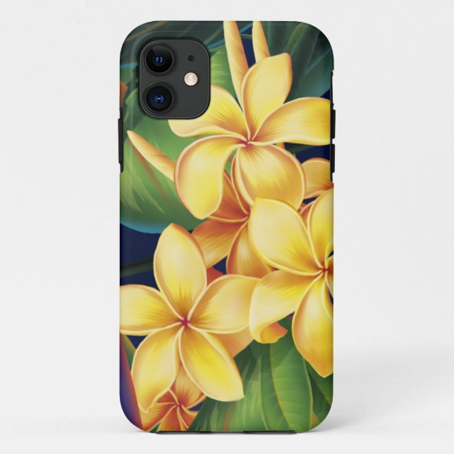 Tropical Paradise Plumeria iPhone 5 Casemate Case-Mate iPhone Case (Back)