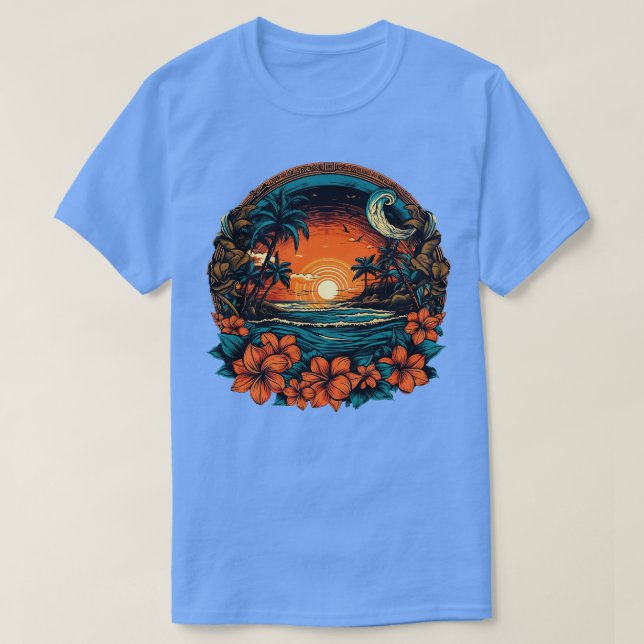 Tropical Paradise T-Shirt (Design Front)