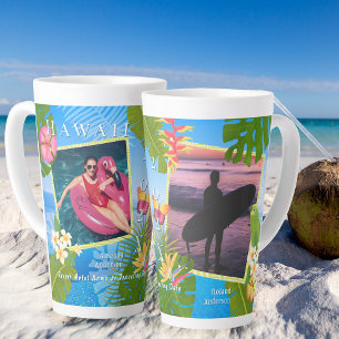 Tropical Paradise Travel Memories Sea Latte Mug