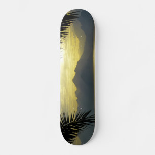 Tropical Paradise Water Beach Sand Surf Destiny Skateboard
