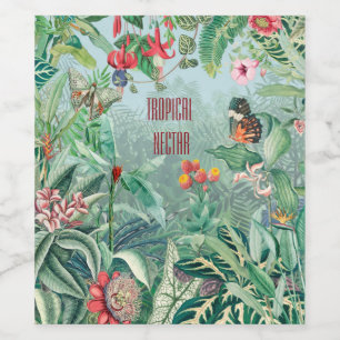 Tropical Paradise Wine Label