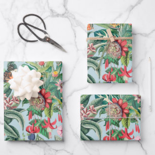 Tropical Paradise Wrapping Paper Sheet