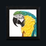 Tropical Parrot Bird Gift Box<br><div class="desc">Tropical Parrott Bird. Artist: Naomi McCavitt. Image ID: 145976Z.</div>