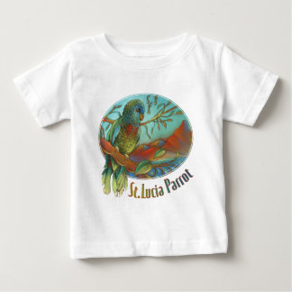 Tropical Parrot of St Lucia Baby T-Shirt