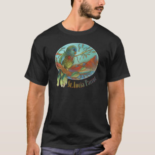 Tropical Parrot of St Lucia T-Shirt