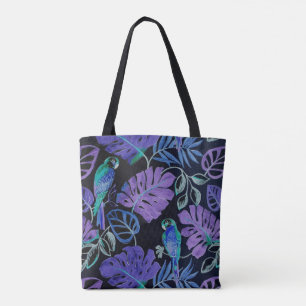 Tropical Parrot Paradise Tote Bag