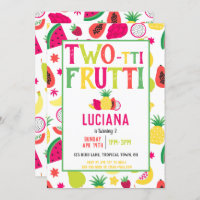 Tropical Parrot Tutti Frutti Fruit Birthday Party