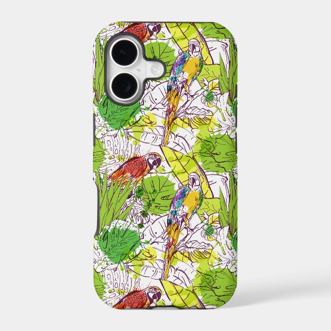 Tropical Parrots (Back)