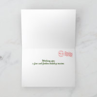 Tropical Parrots Christmas Card